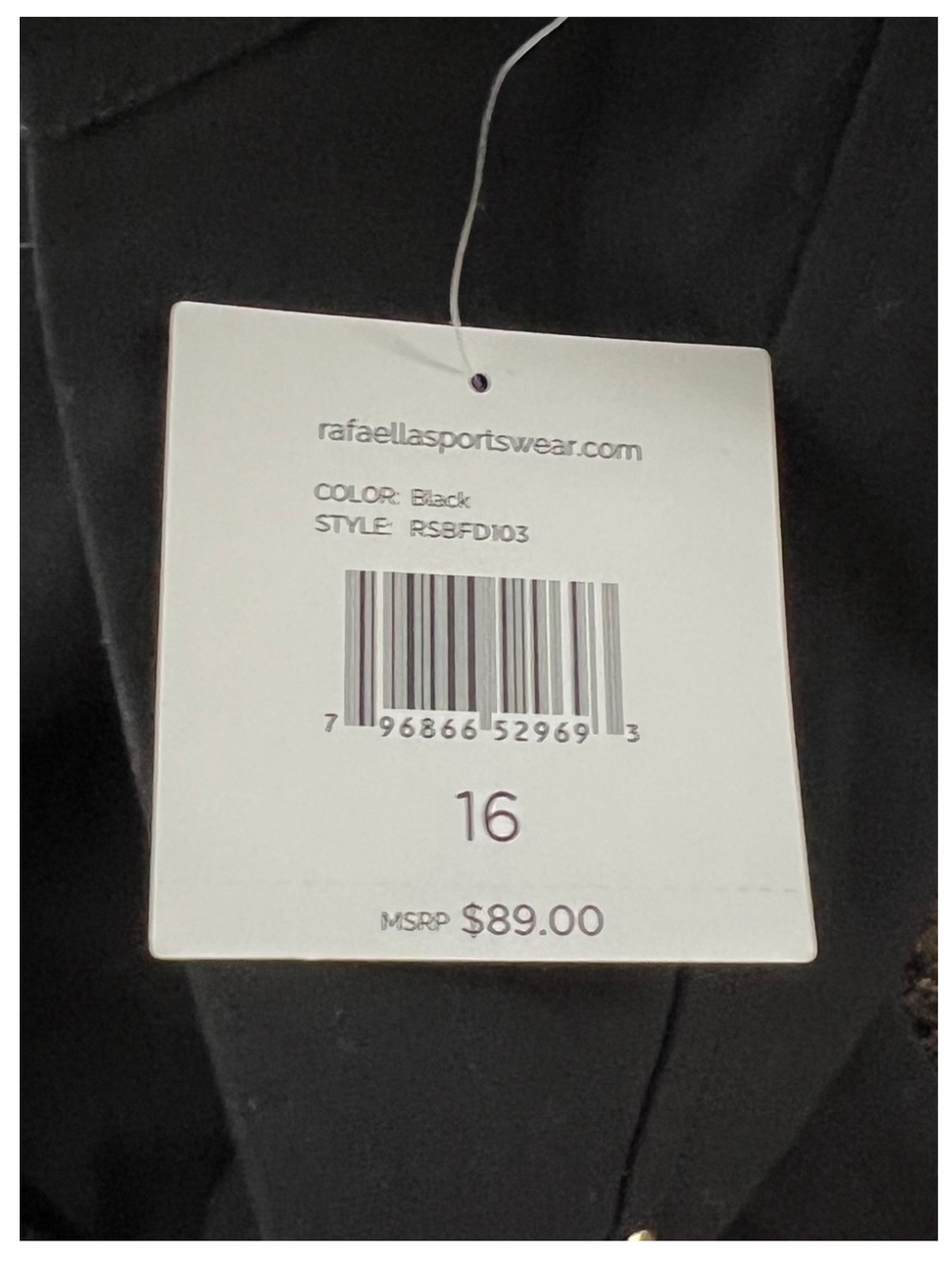 🟠NWT RAFAELLA Plus Comfort Fit Stretch Boot-Cut Pull On Pants in Black Sz 16 - Picture 6 of 8